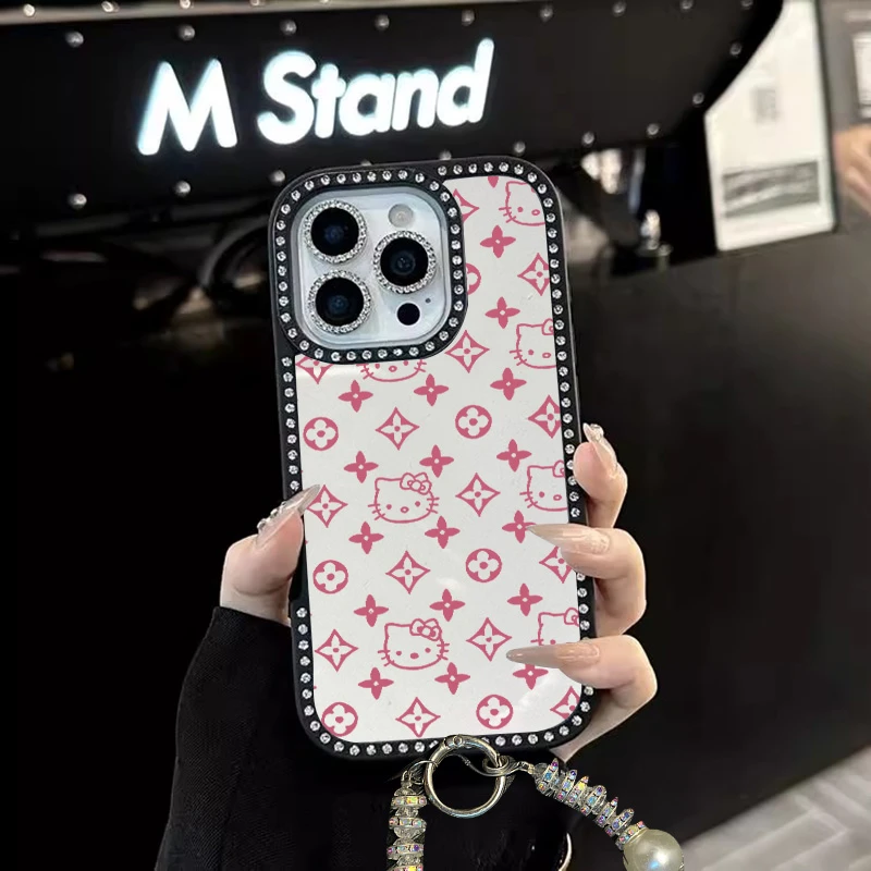 双面钻小kitty适用于苹果17PROMAX手机壳16plus女15pro14/13/12套