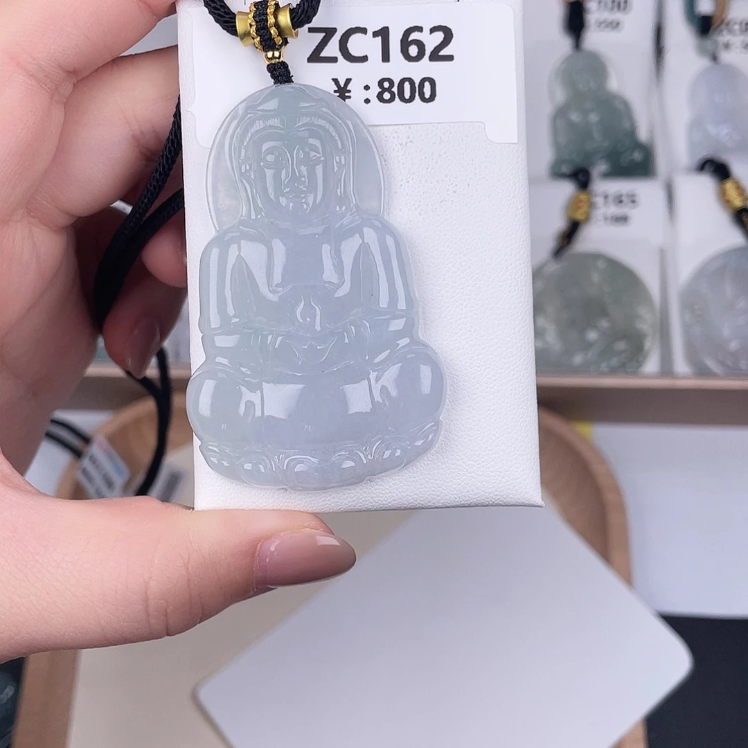 翡翠未镶嵌颈饰zc162