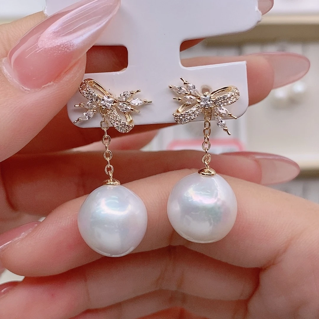 未镶嵌耳饰淡水珍珠