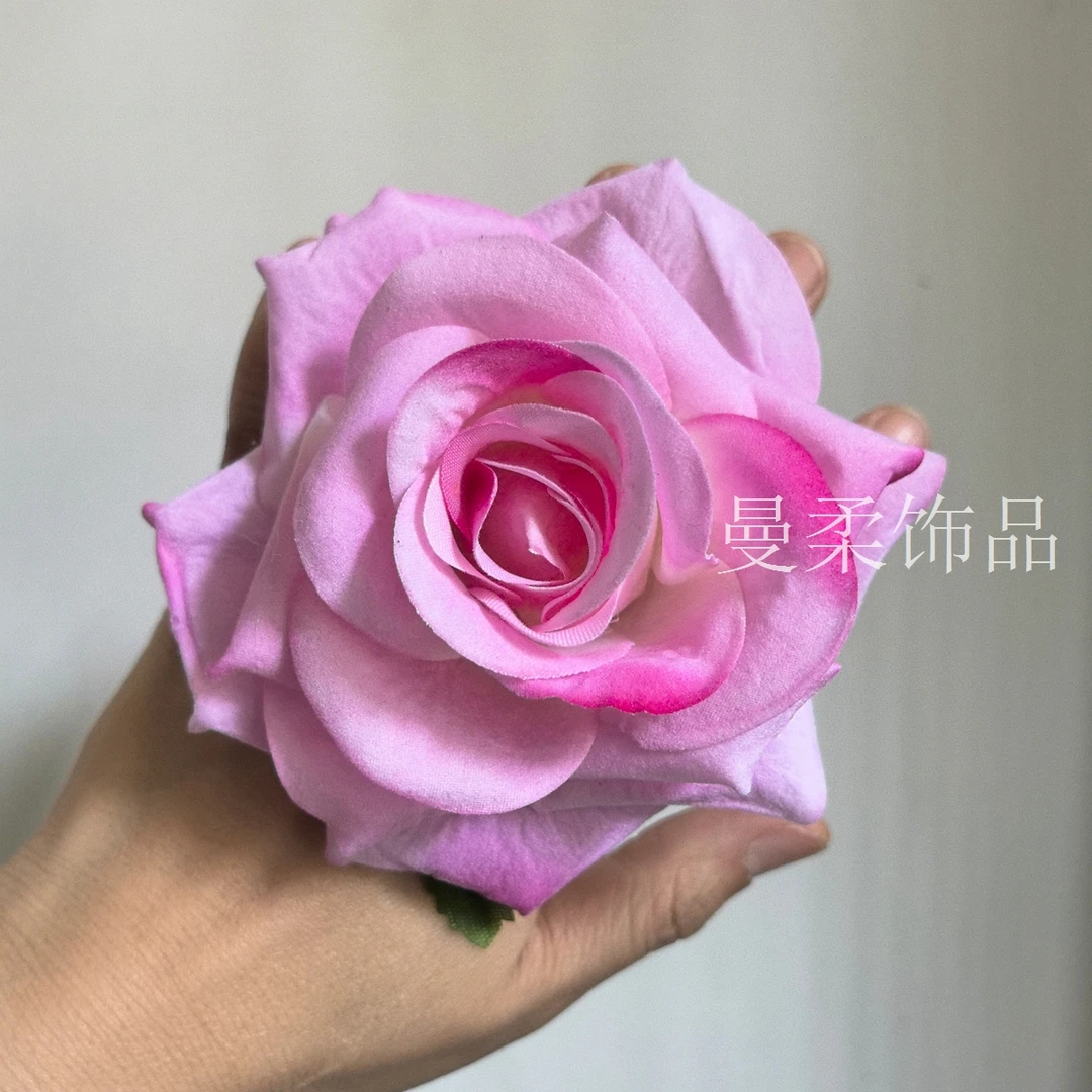 锌合金布艺戒指 舞蹈表演手指花广场舞戒指花考级直播手花道具