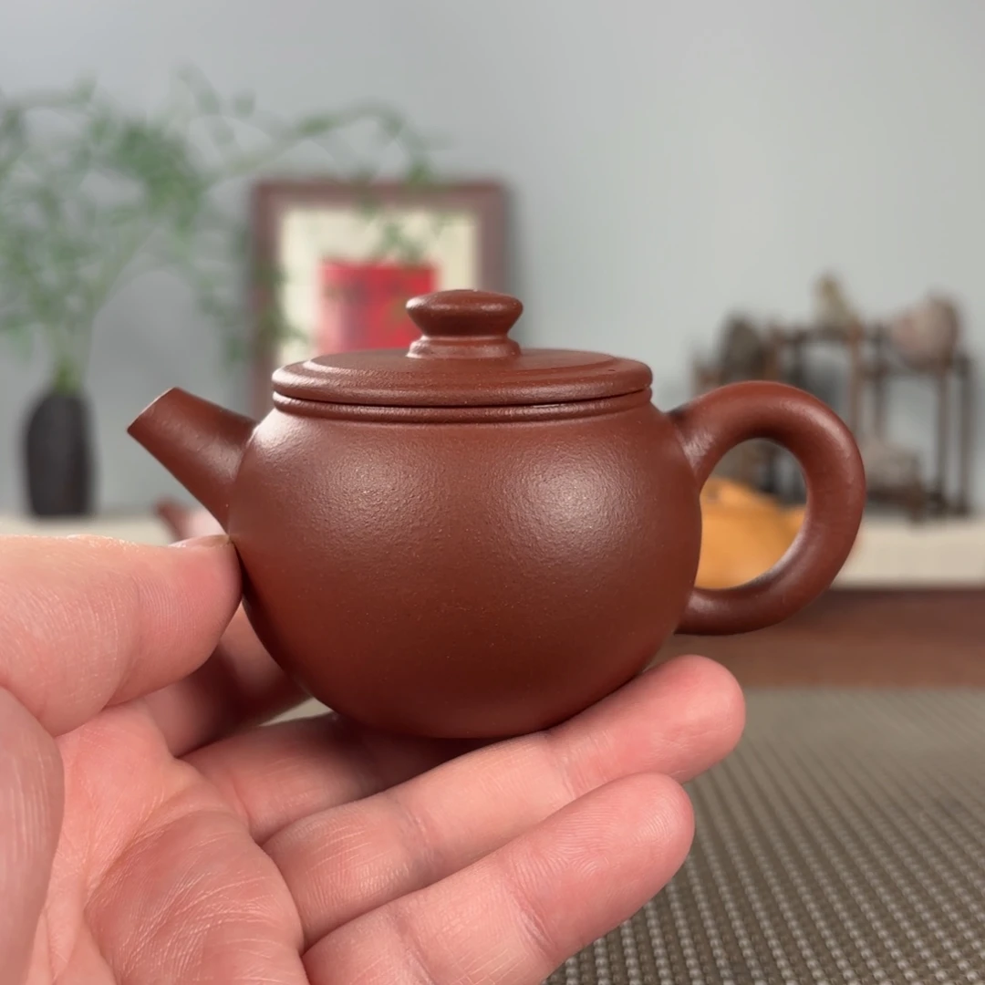 安***然茶壶紫砂黄龙山原矿紫砂壶