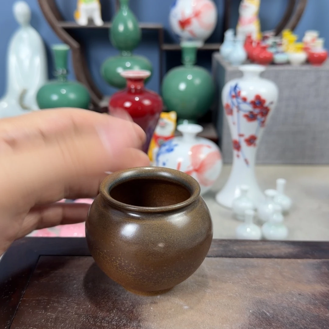 陶瓷手工小花器摆件