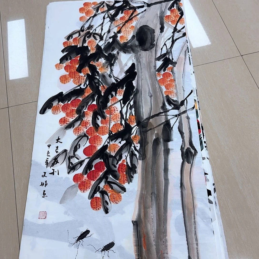 国画国画作品多次