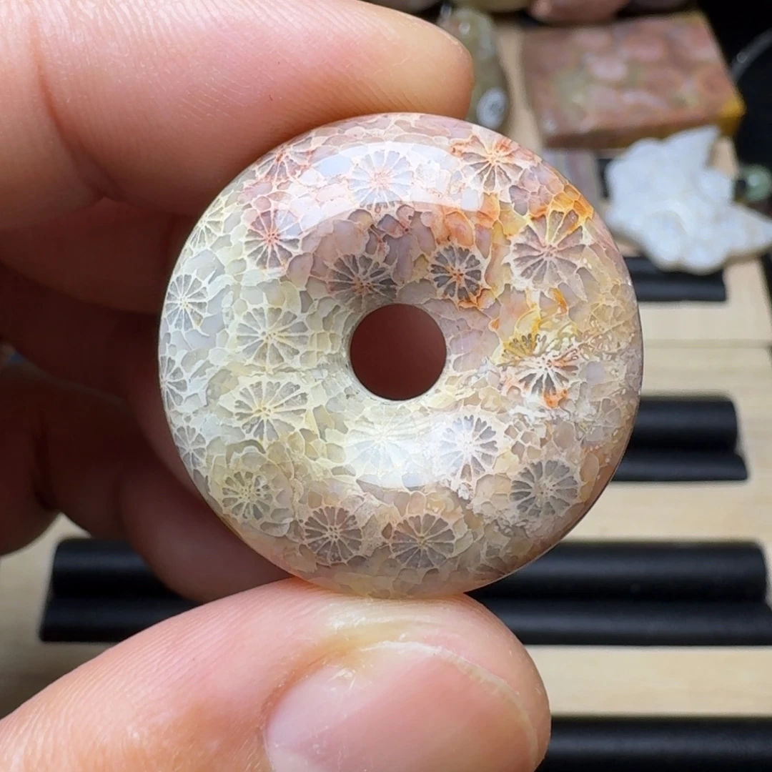 未镶嵌纯天然色有机玉石保真色硅化玉