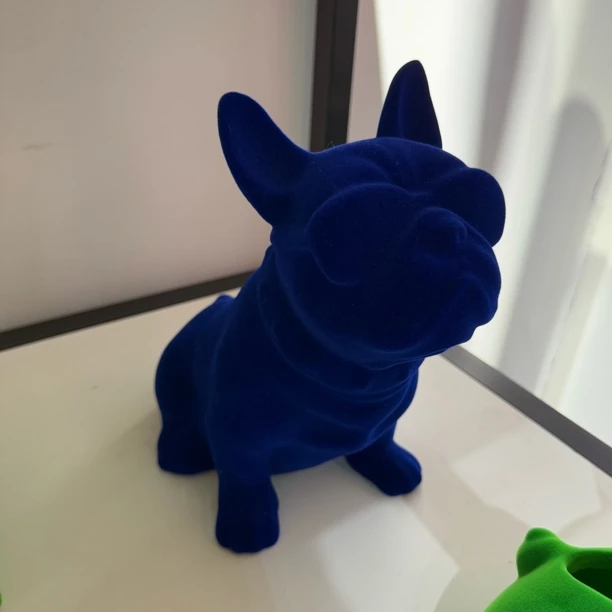 【本尼家】CH389 蓝色小狗纸巾盒创意设计作品艺术摆件