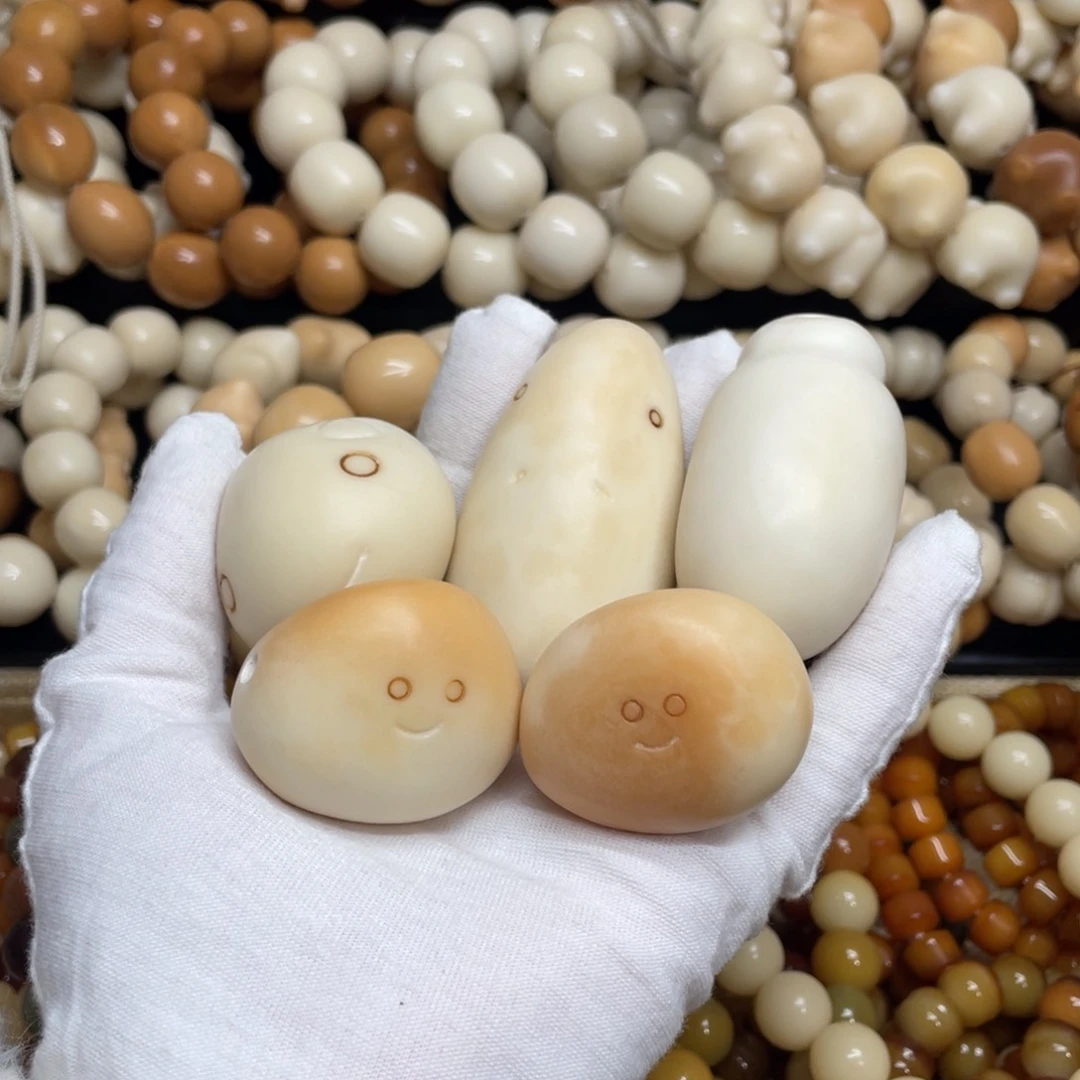 菩提根/象牙果吊坠牙果雕刻把件默认瑕一锅073