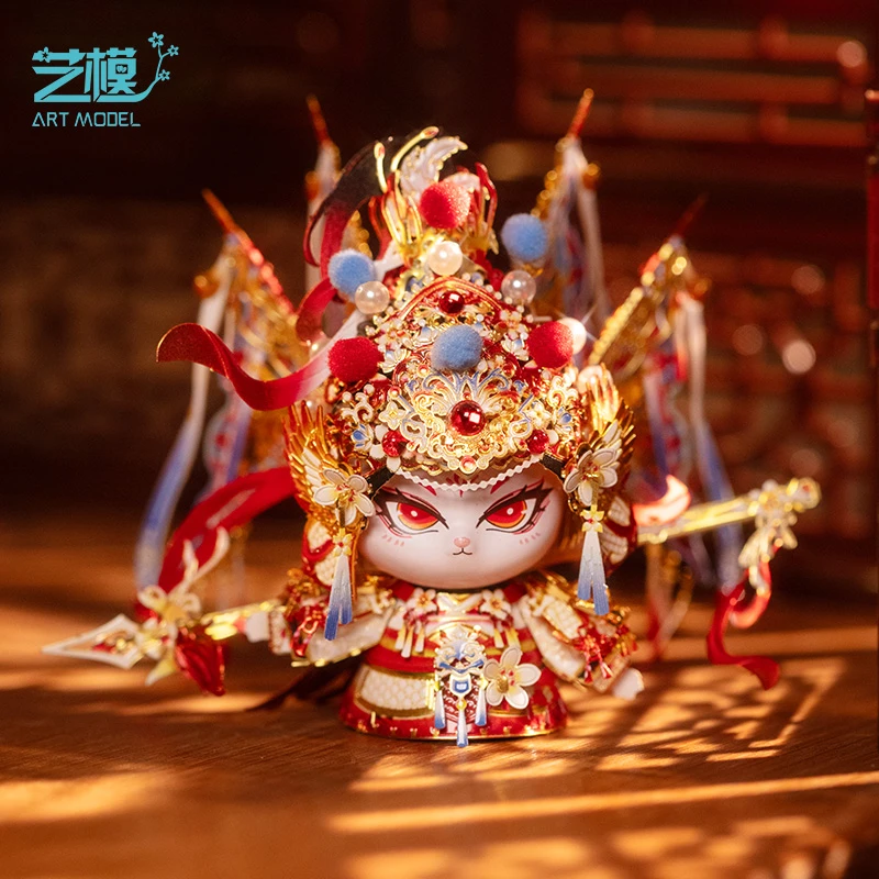 艺模喵之城摆件立体猫头金属模型手工潮玩摆件情人节礼物2025芈月