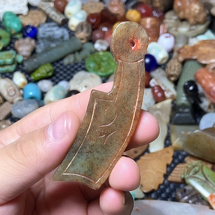 和田玉未镶嵌颈饰182