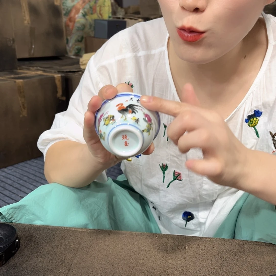 摆件/////景德镇陶瓷瓷器。杯。