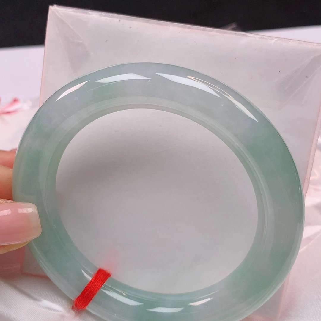 【闪购商品】未镶嵌手镯翡翠56圆条手镯