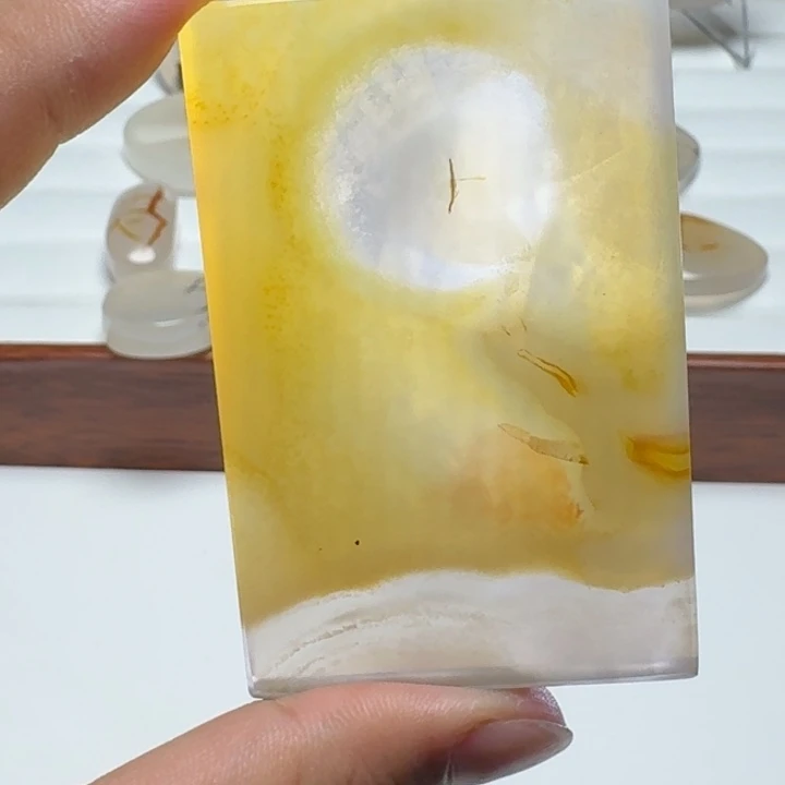 觉***子玛瑙/玉髓吊坠(不含链)未镶嵌