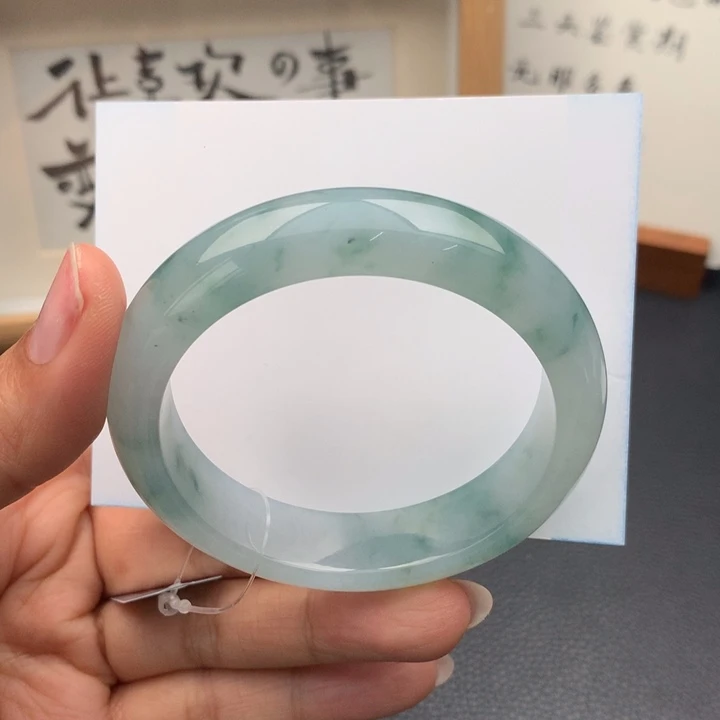 翡翠手镯未镶嵌翡翠手镯54圈口