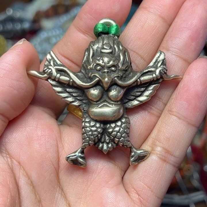 铜星月菩提吊坠项链