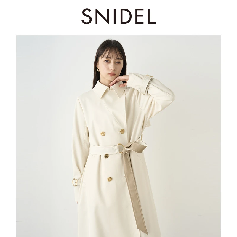 【粉丝专属】SNIDEL24时尚设计师中长风衣SWFC244132