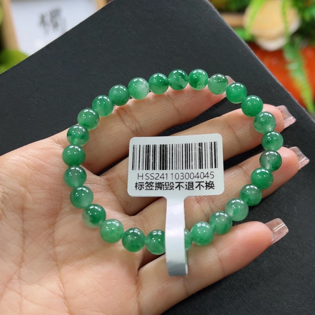 石英质玉手链未镶嵌➕周周7