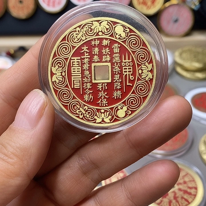 铜现代仿制工艺文创铜币