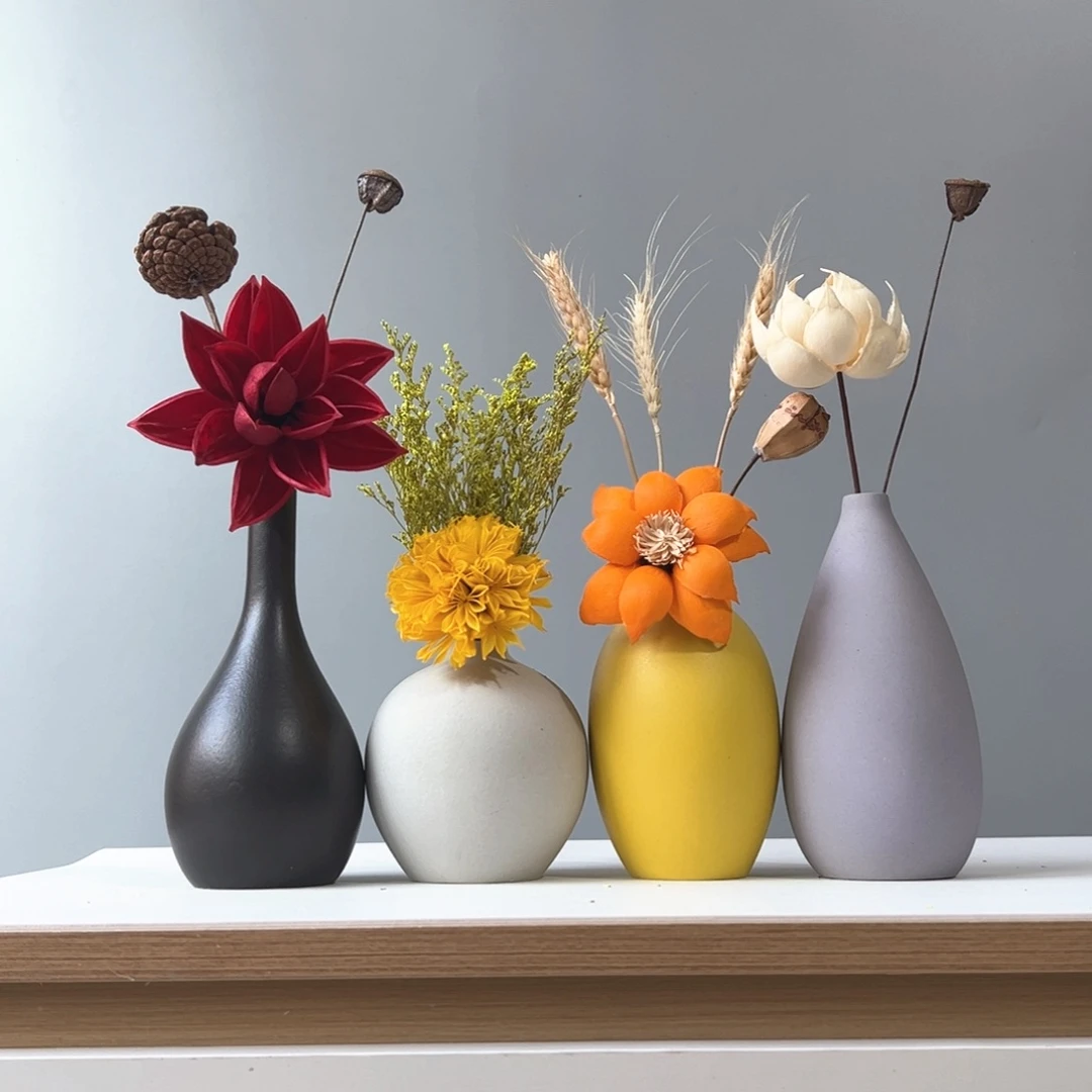 瓶花瓶带花高度20-30厘米左右