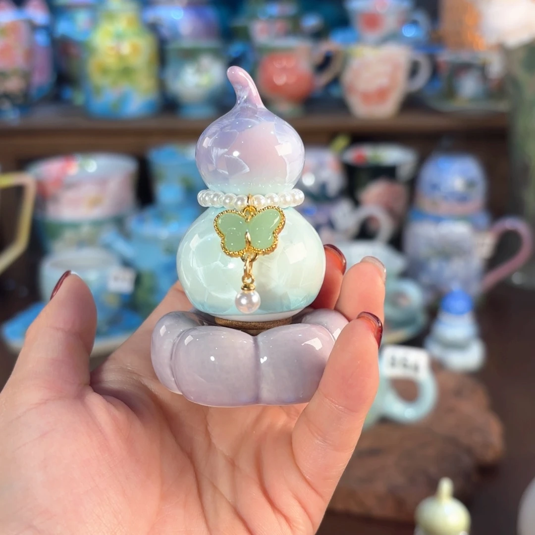 l***n景德镇手绘高温釉下彩陶瓷茶具