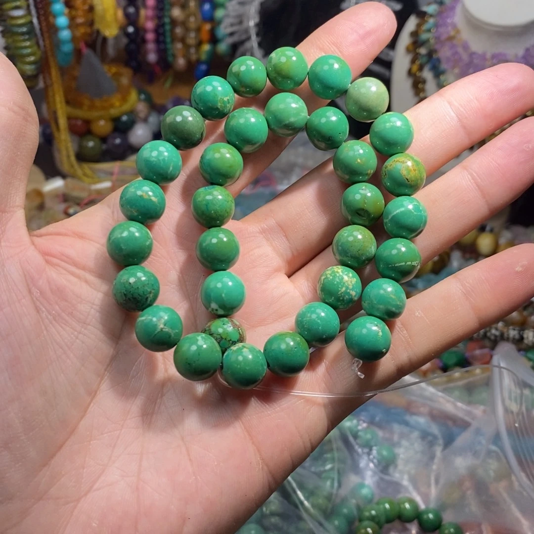 未镶嵌，天然松12mm，石英质玉
