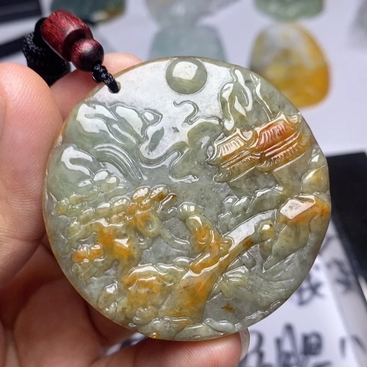 颈饰未镶嵌翡翠翡翠