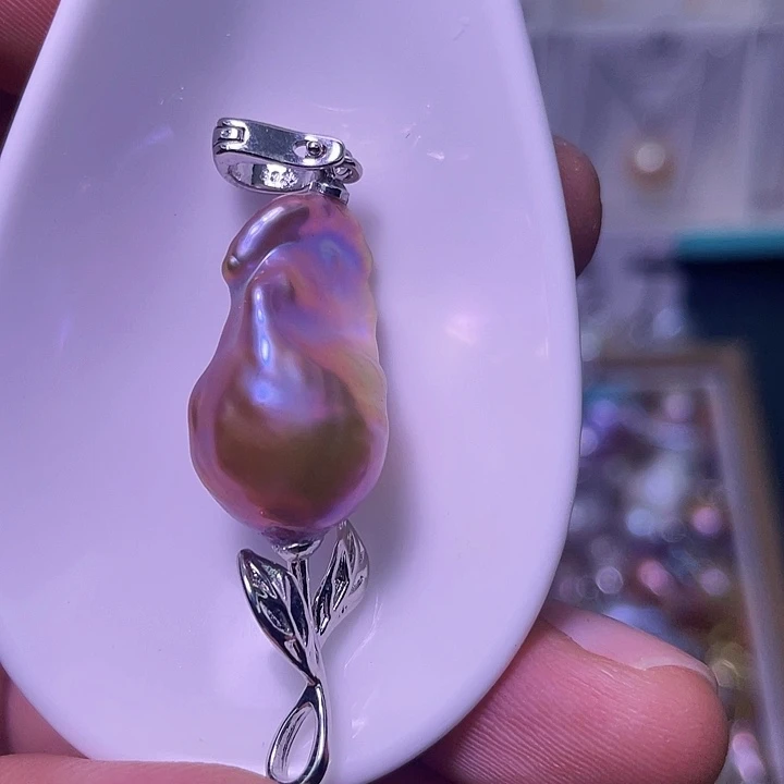 颈饰合金淡水珍珠39