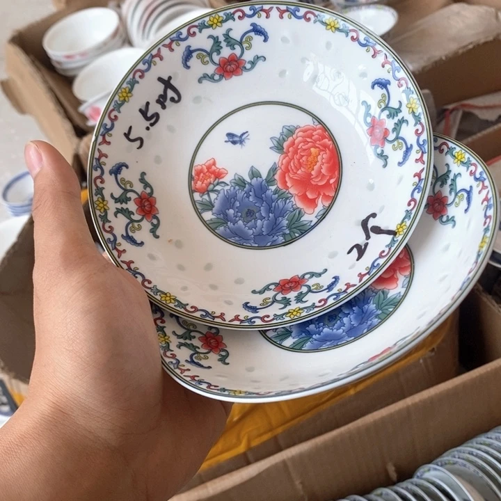 碗景德镇高温细白瓷餐具