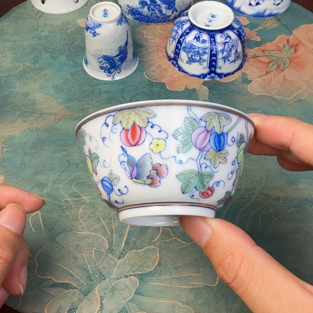 李***璐陶现代景德镇全手工全手绘陶瓷