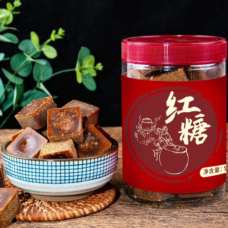 广西甘蔗红糖古法老红糖手工红糖熬制无添加传统泡水煲甜品土红糖