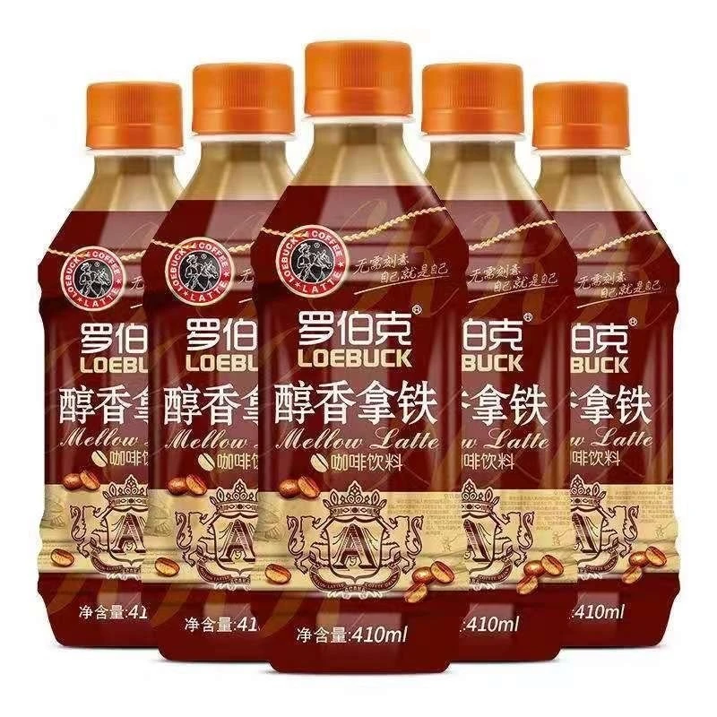 【15瓶】罗伯克醇香拿铁咖啡饮料410ml夏日必备饮品