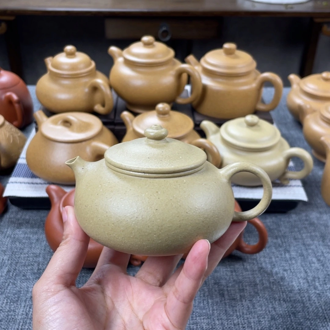 茶壶紫砂30目绿泥180寒江