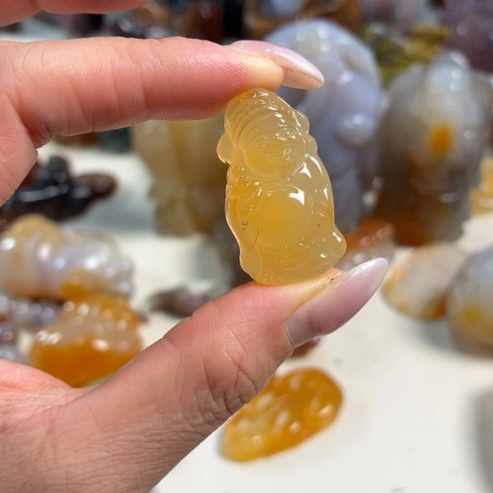 玛瑙/玉髓未镶嵌吊坠(不含链)