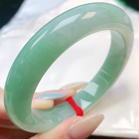 未镶嵌手镯翡翠55圈口081460