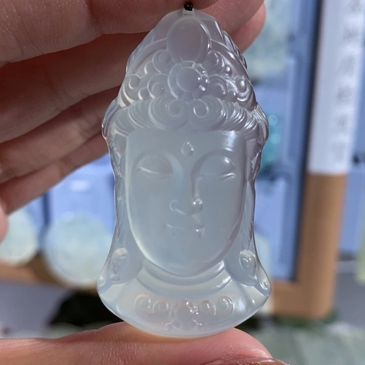 道***司岫玉未镶嵌颈饰吊坠