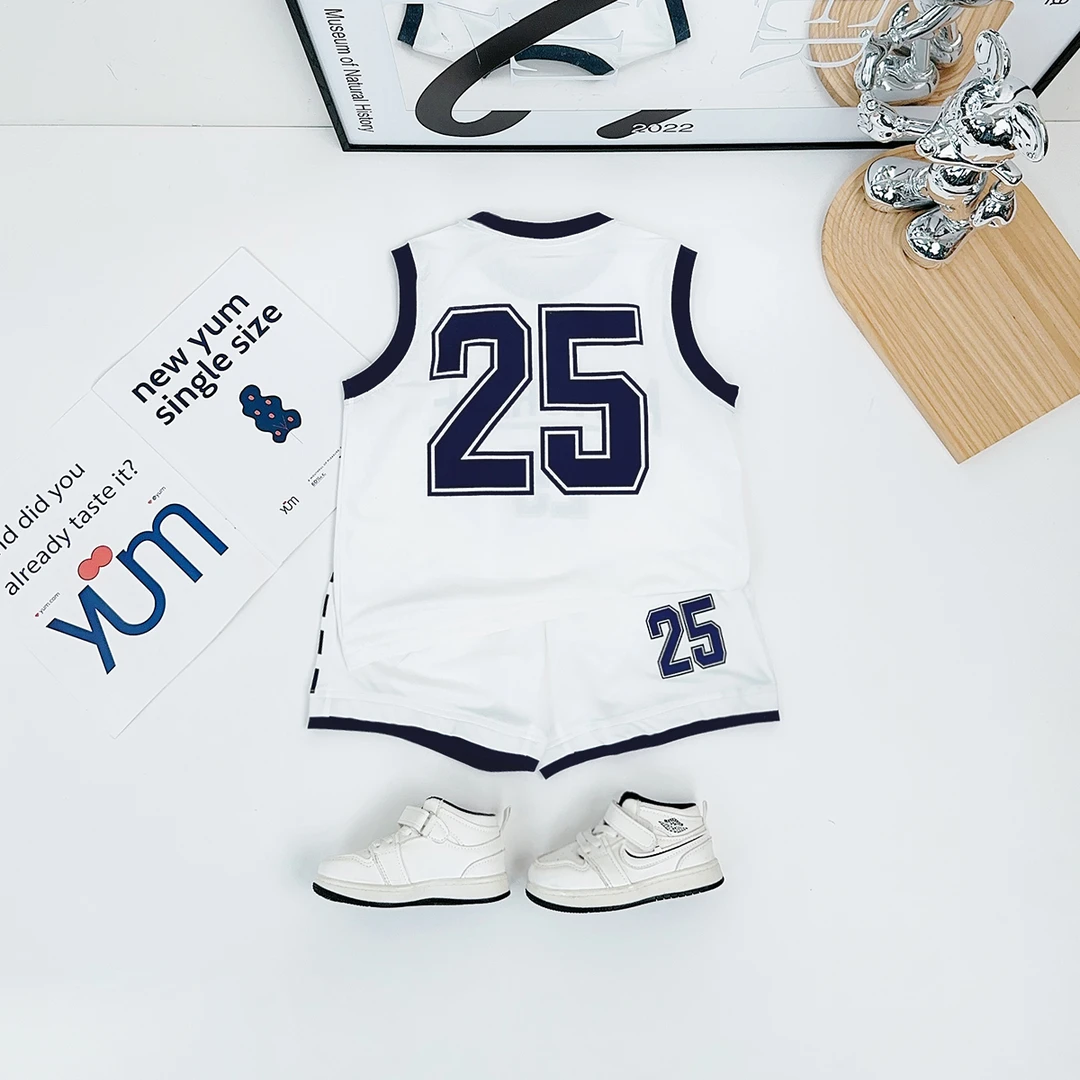 儿童夏季装套装2025新款男童篮球服两件套 TT28289 悠悠童话童装