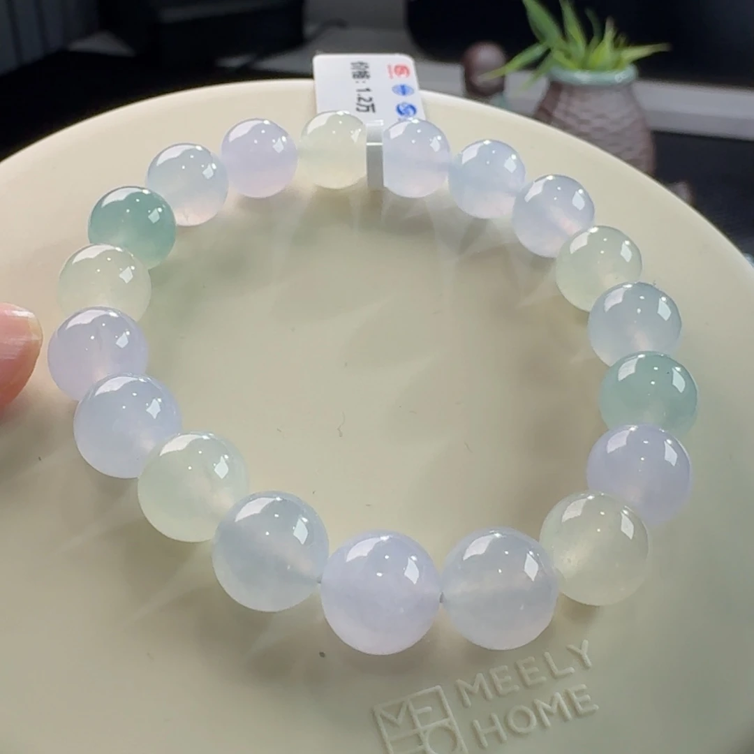 翡翠手链未镶嵌马卡龙单圈卡10