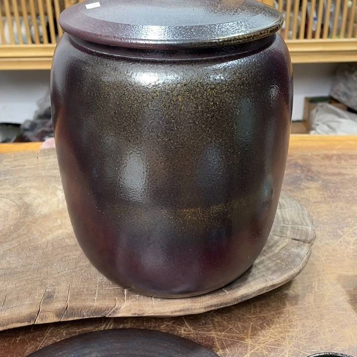 浪鬼柴烧龙窑茶罐