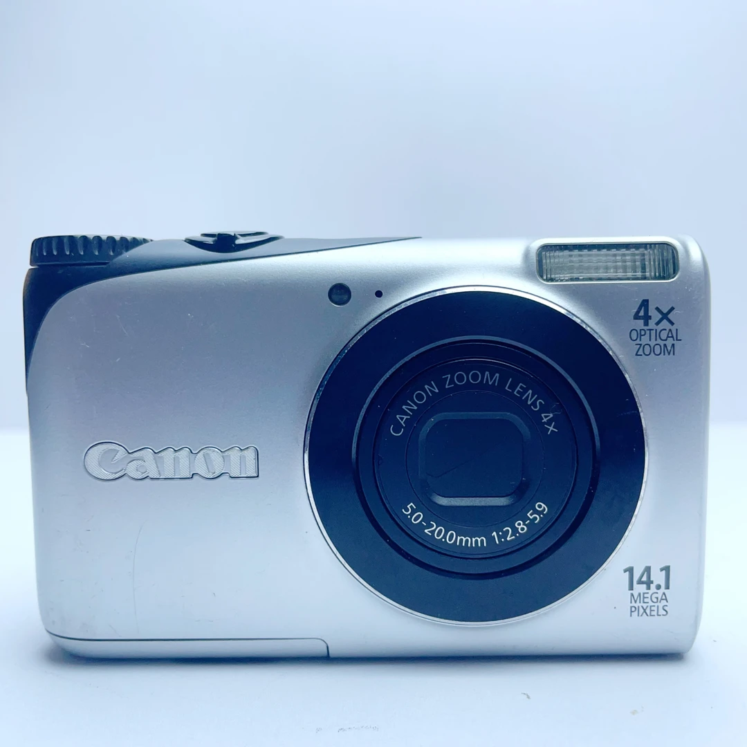 9新 Canon/佳能 a2200银色 冷白氛围感1410万像素ccd数码相机