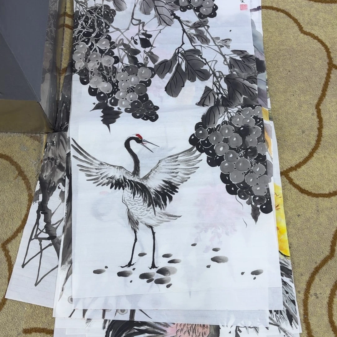 国画赵家爱三尺艺