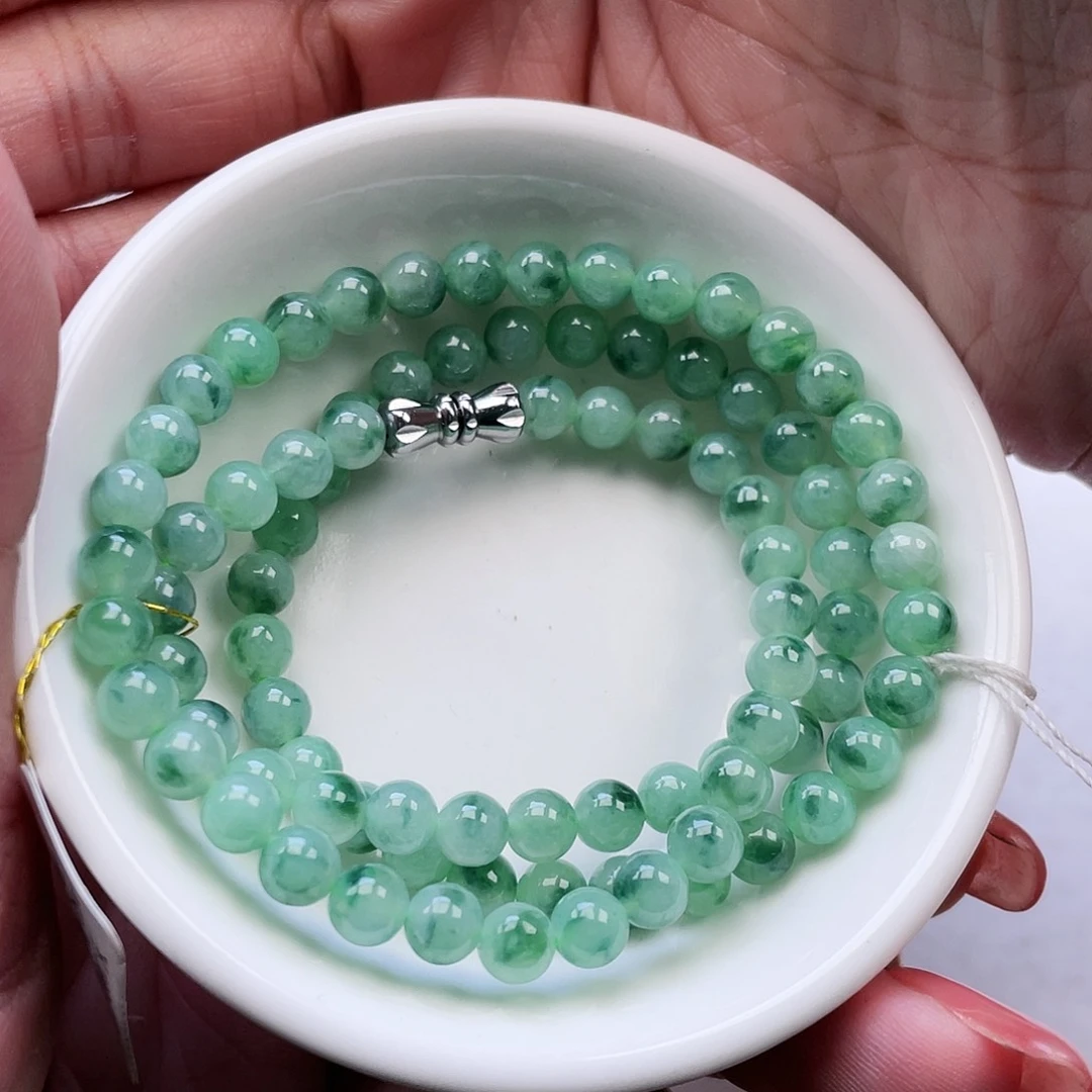翡翠手链未镶嵌杜**言