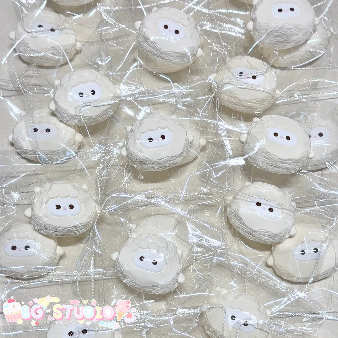 挂件美羊羊捏捏乐解压玩具40g±5水奶油瑕疵无售后