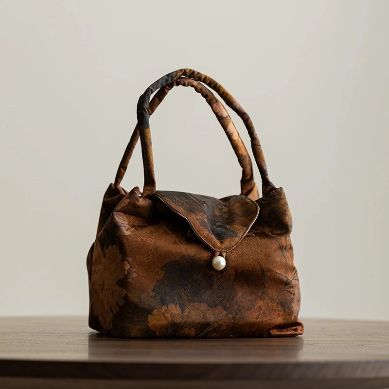 花影 茶具收纳包盖碗茶杯 茶事包 外出必备