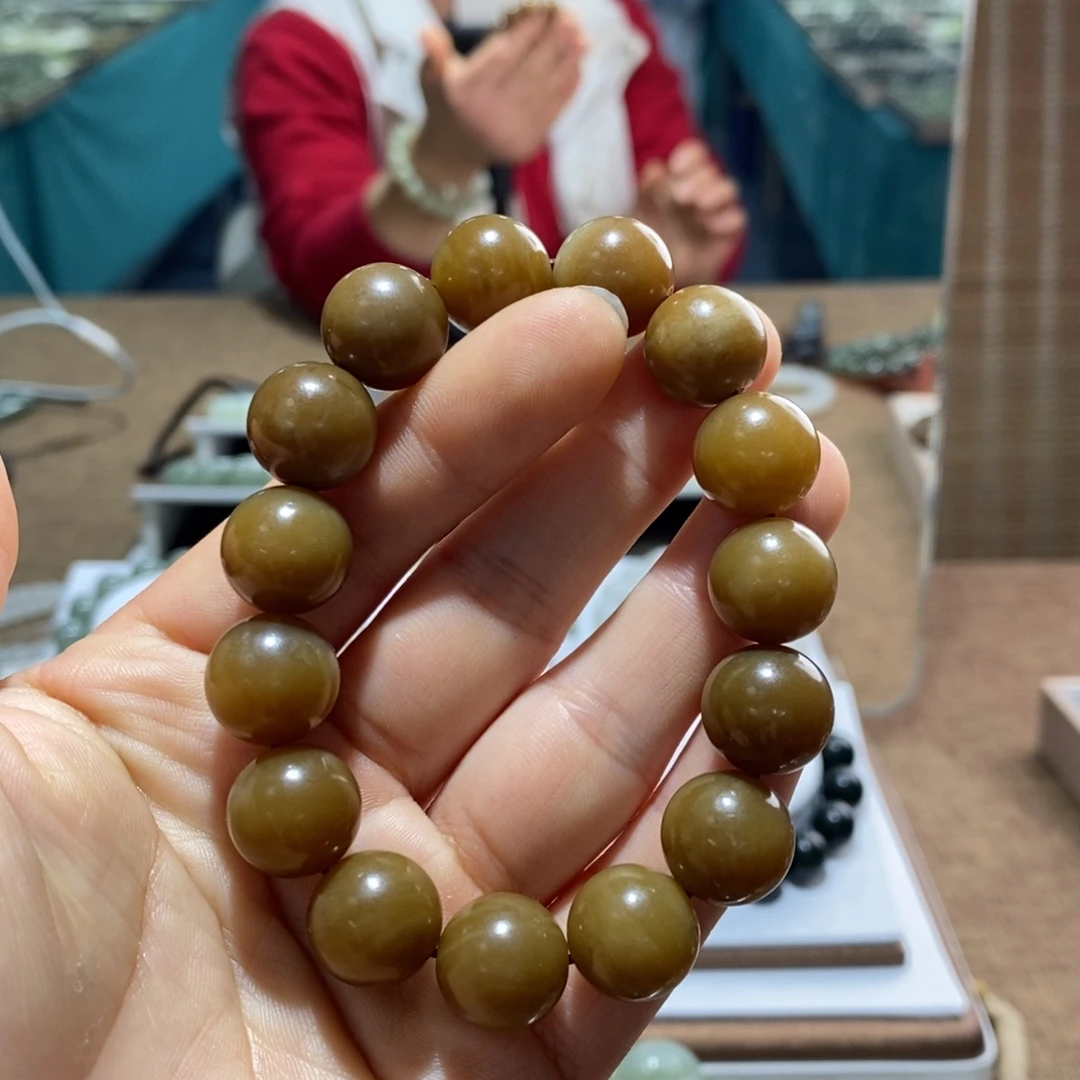 和田玉未镶嵌手链114