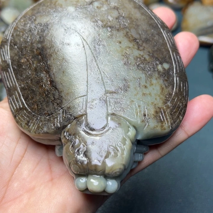 和田玉未镶嵌摆件