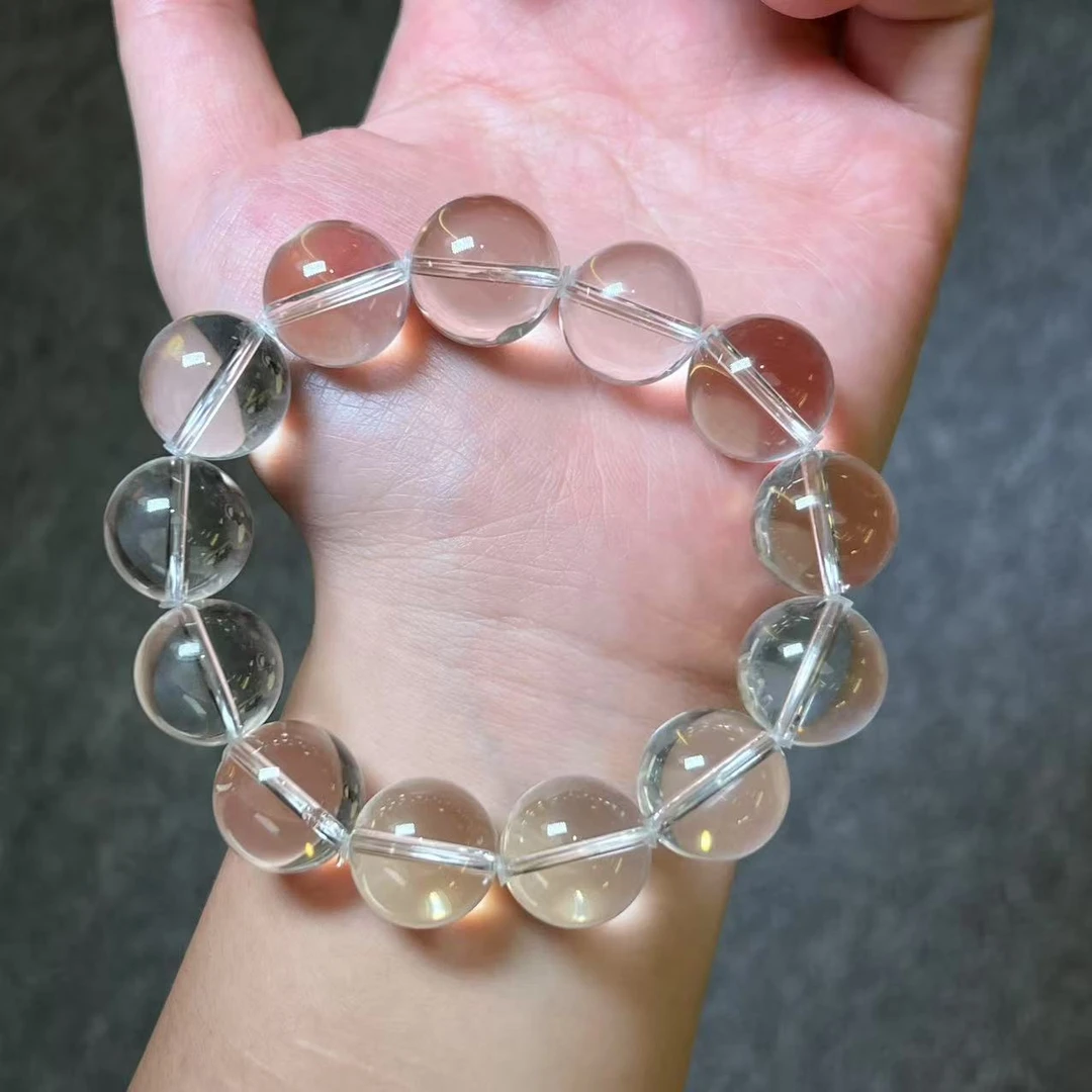 【铭记珠宝】水晶手串20-DM01L470【尺寸约15.5mm+】多样性发一件