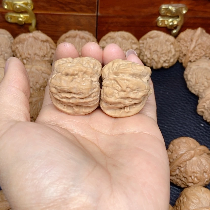 【闪购商品】文玩核桃吊坠可***?蛙蛙35