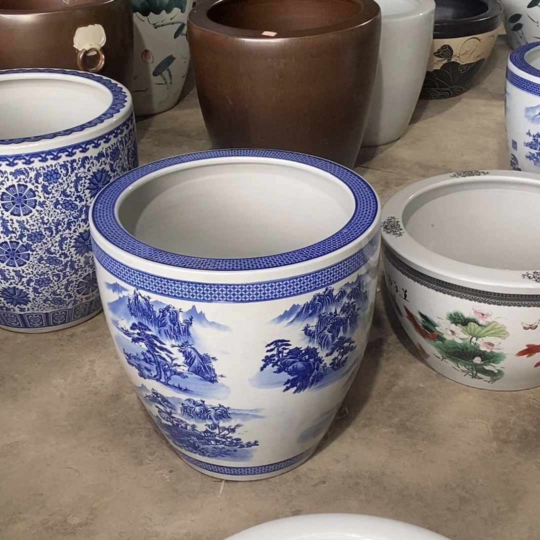 景德镇陶瓷鱼缸艺术