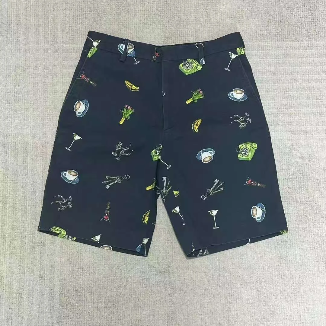 未使用 FENDI/芬迪 蓝色印花短裤 46码 40943 白菜