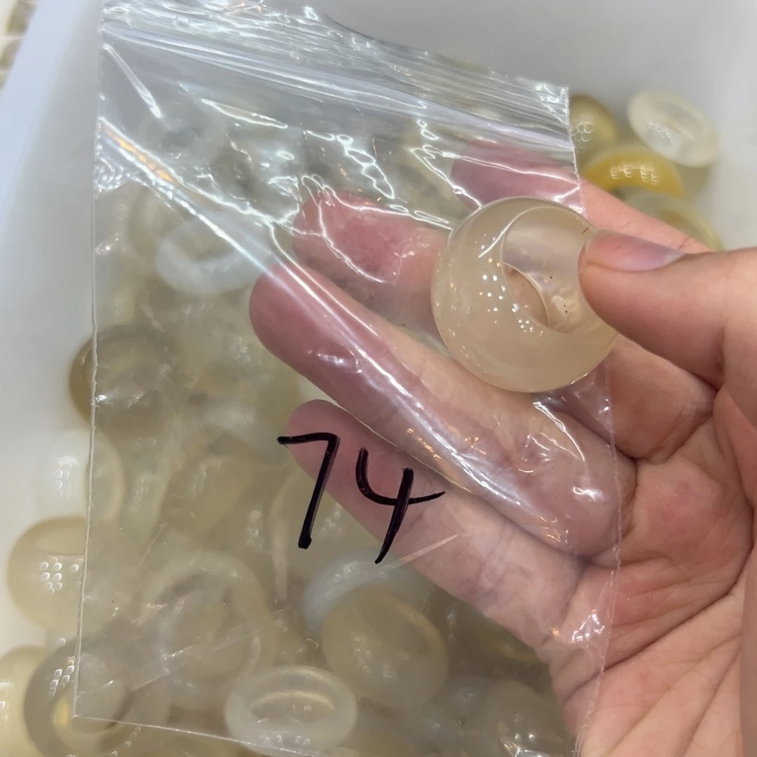 玛瑙/玉髓戒指未镶嵌74港16