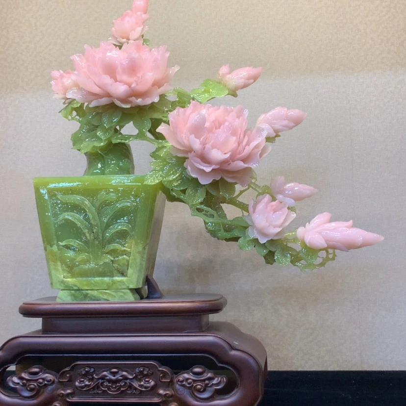 【闪购商品】未镶嵌蛇纹石玉摆件覆膜