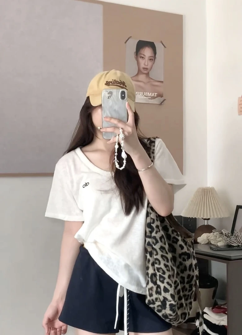 【妙女郎】竹节棉alo短袖A12